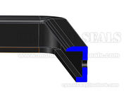 High Elasticity Insulating Rubber Sheath Black Color 235 x 253.5 x 17.5 mm