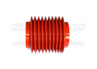 Red Color Silicone Bellows Fluid Equipment Shrink Range 104 Mm 160mm Length