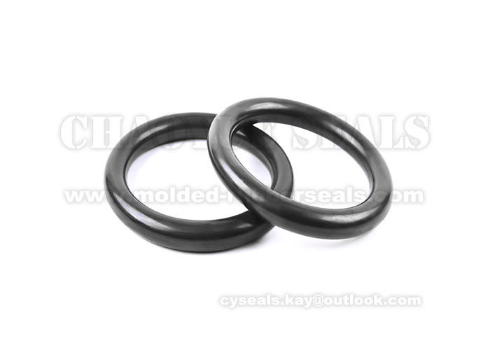 Customized Black NBR Rubber O Ring Seals Abrasion Resistance For Aviation