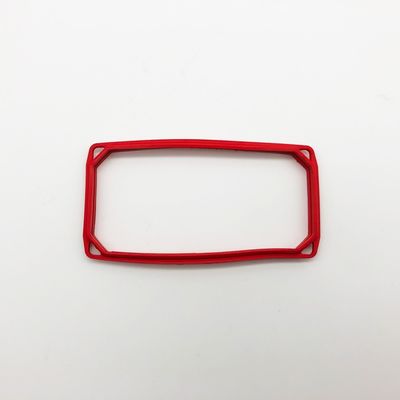 65A Red EPDM Molded Rubber Parts Widely Use Rohs Square Rubber Gaskets