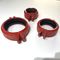 Municipal Equipment ASTM EPDM Rubber  Grooved Pipe Clamp Gas Metallurgy